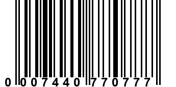 0007440770777