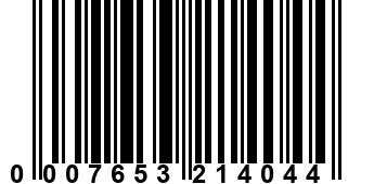 0007653214044