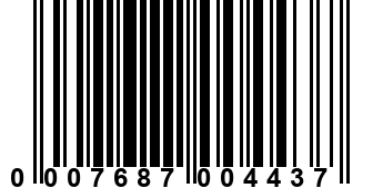 0007687004437