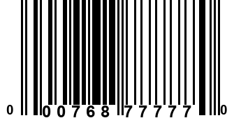 000768777770