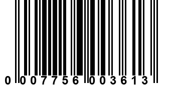 0007756003613