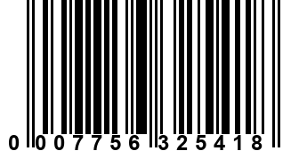 0007756325418