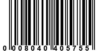 0008040405755