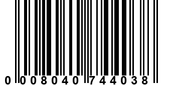 0008040744038