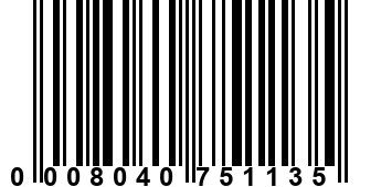 0008040751135