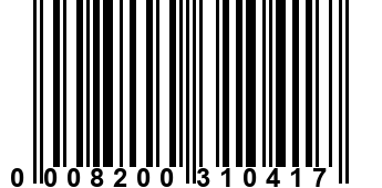 0008200310417