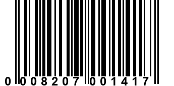 0008207001417