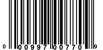 000997007709