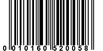 0010160520058