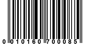 0010160700085