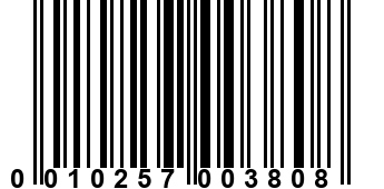 0010257003808