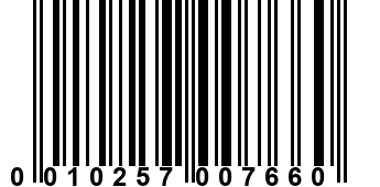 0010257007660