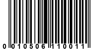 0010506110011