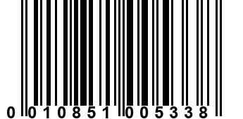 0010851005338