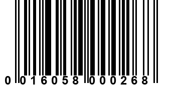 0016058000268