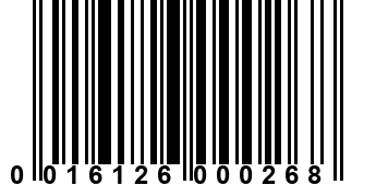 0016126000268