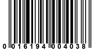 0016194004038