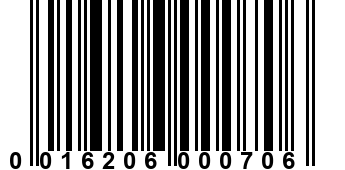 0016206000706