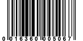 0016360005067