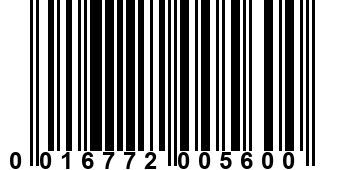 0016772005600