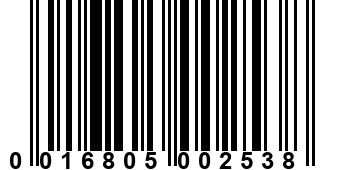 0016805002538
