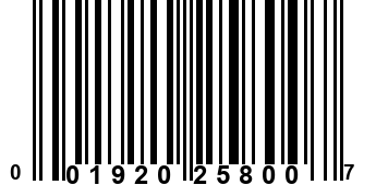 001920258007