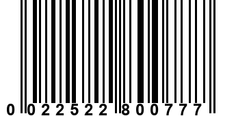 0022522800777