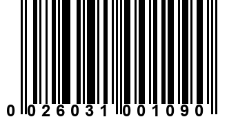 0026031001090