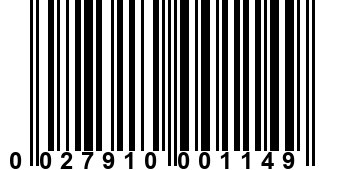 0027910001149