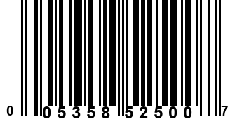 005358525007