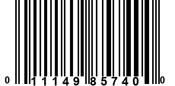 011149857400